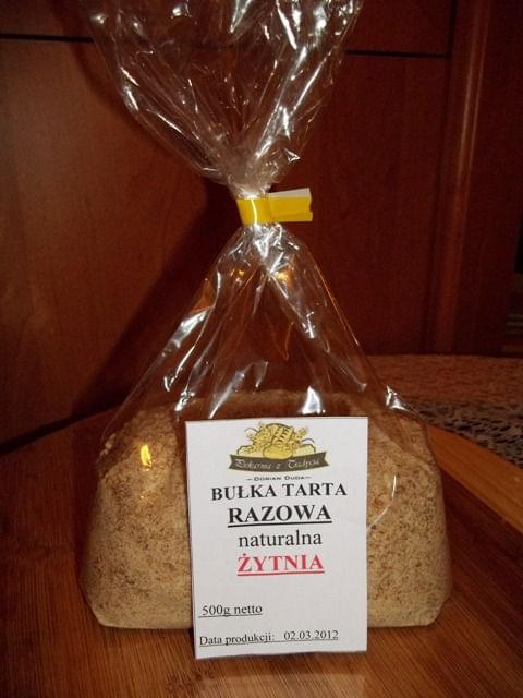 Bułka tarta razowa NATURALNA