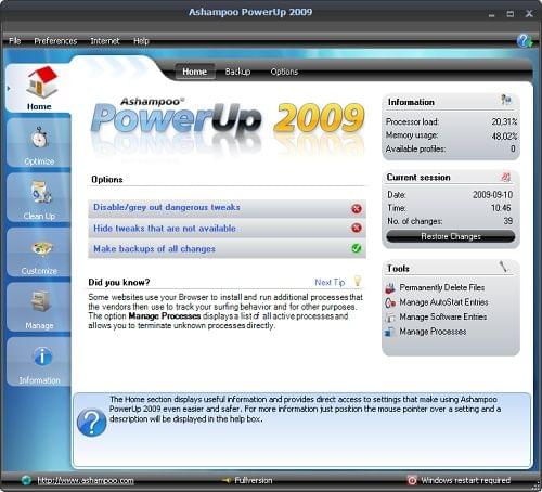 Ashampoo PowerUp 2009