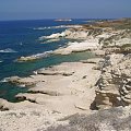 Cypr,Sea Caves k/Pafos #Cypr #Pafos #SeaCaves #skaly #biale #morze #groty #plaza