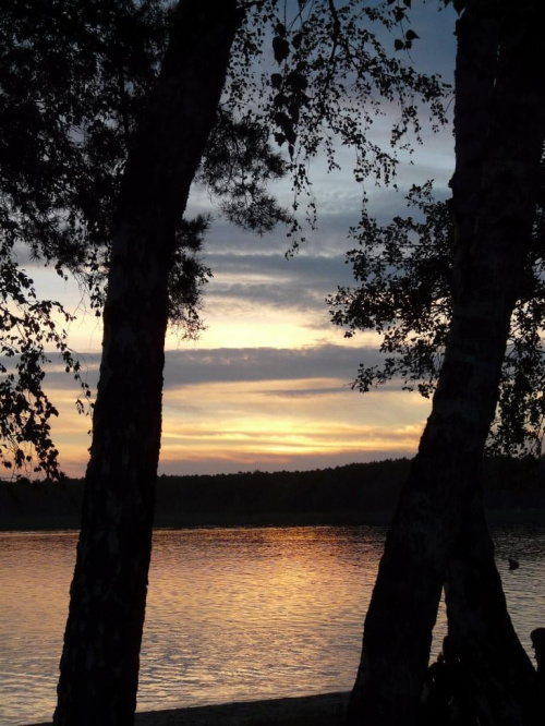 zachód słońca #ZachódSłońca #jezioro #krajobraz