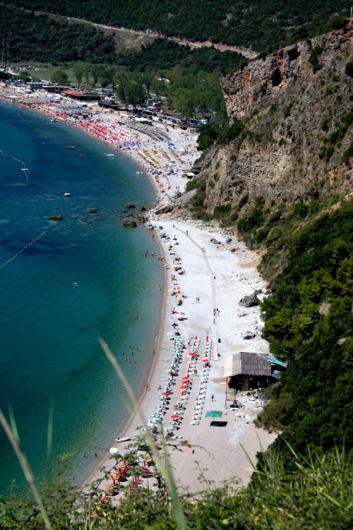 Plaża w Budvie - Czarnogóra