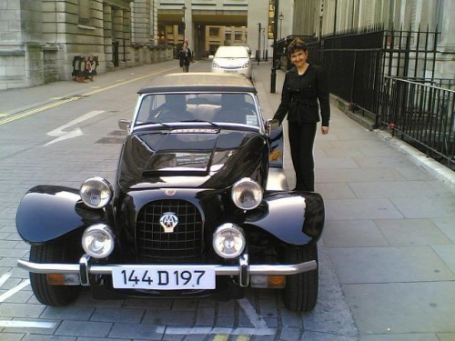 jedziemy na przejażdżkę :) Londyn 2008 #samochód #antyk