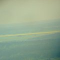 horyzont południowo-zachodni z Hałdy Kamieńsk (przeciętna widoczność) #HałdaKamieńsk #horyzont #panorama