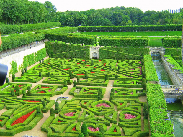 ogrody na zamku Vilandry, Francia