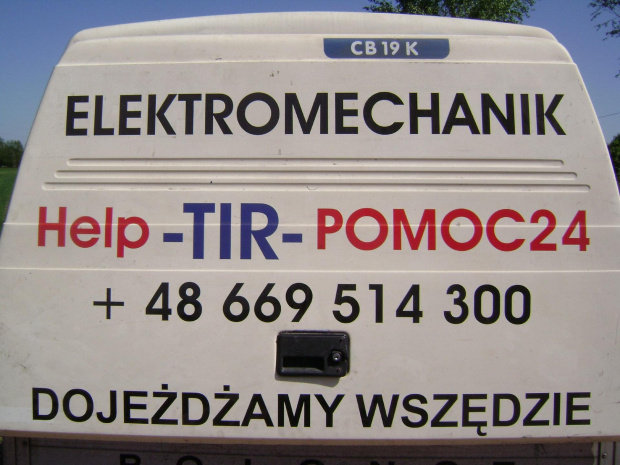 elektromechanik Help-TIR-POMOC24 669514300
AWARIA W TRASIE?
DZWOŃ! #ElektromechanikPomocDrogowa24h