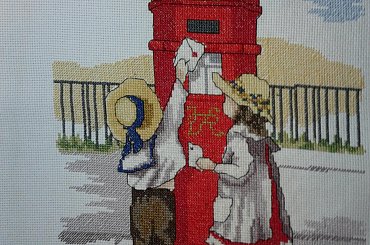 wyslanie listu #hafty