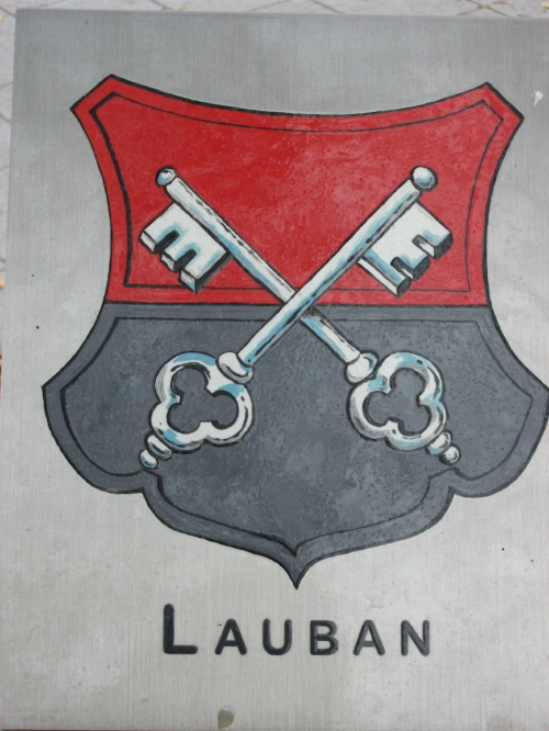 Herb miasta Lubań-Polska. #Niemcy #Kamenz #ZwiązekSześciuMiast