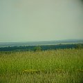 Wzgórza Kołomańskie k.Kielc - Skalna Górka widziana z G.Sławno - 52 km #WzgórzaKołomańskie #SkalnaGórka #GóryŚwiętokrzyskie #Mniów