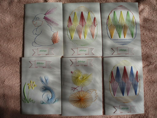 stitching cards (kartki haft matematyczny), Wielkanoc, Easter #StitchingCards #KartkiHaftMatematyczny #Wielkanoc #Easter