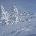 Cel wyprawy Szrenica..daleko jeszcze,ale i stąd wygląda pięknie :) #góry #Karkonosze #szadż #Szrenica #zima