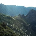 Inca Trail - w oddali Machu Pichu