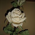 Róża kremowa #bibułkarstwo #CudaZPapieru #krepina #kwiatki #KwiatyZBibuły #KwiatyZKrepiny #artystyczne #bukiety #dekoracje #dekoratorstwo #kompozycje #kwiaty #NaStół #unikatowe #oryginalne #rękodzieło