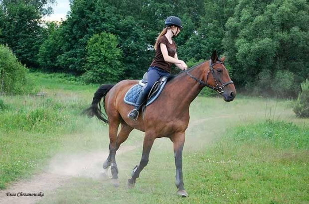 2009.06.18 Trening w Stodolach, Zosia i Ania