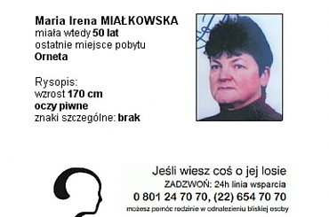 #apel #ITAKA #PLAKAT #AkcjaPlakat #MariaMiałkowska #pomóż #MariaIrenaMiałkowska #Orneta