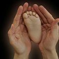 #ręce #dłonie #stopa #zabawa #światło #dziecko
