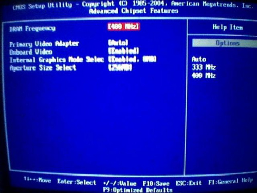 Problem z podkręceniem Intel Celeron D 2,66Ghz (brak opcji w
