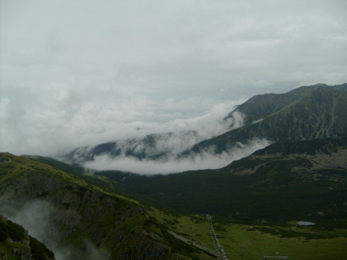 Widok z Kasprowego #DolinaPięciuStawów #góry #krupówki #tatry #wakacje #wczasy #zakopane