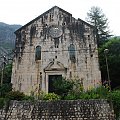fasada kościoła w kotorze