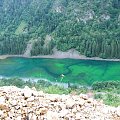 zielne jeziorko w kanionie suszicy