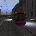 Pesa 120N na przystanku Pasaż #TRS2004 #Pesa #tramwaj