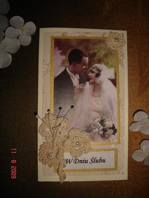 kartka "z okazji ślubu"