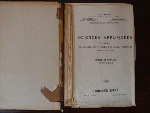 a." Sciences Appliquees" , 1941 r.
