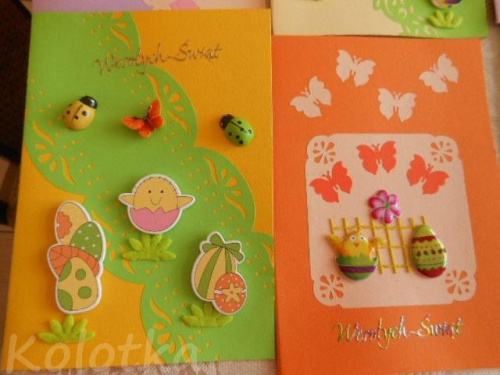 moje tegoroczne kartki (2013) #KatrkiŚwiąteczne #Wielkanoc #życzenia