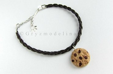 Bransoletka - ciastko #biżuteria #handmade #modelina #rękodzieło