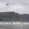 Kitesurfing, Keel Beach- wyspa Achill