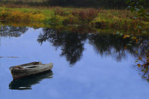 łódka #widok #jesień