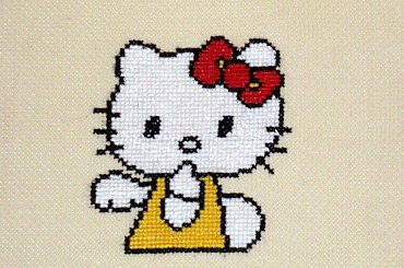 kasia, kl.Igimn. #haft #HelloKitty