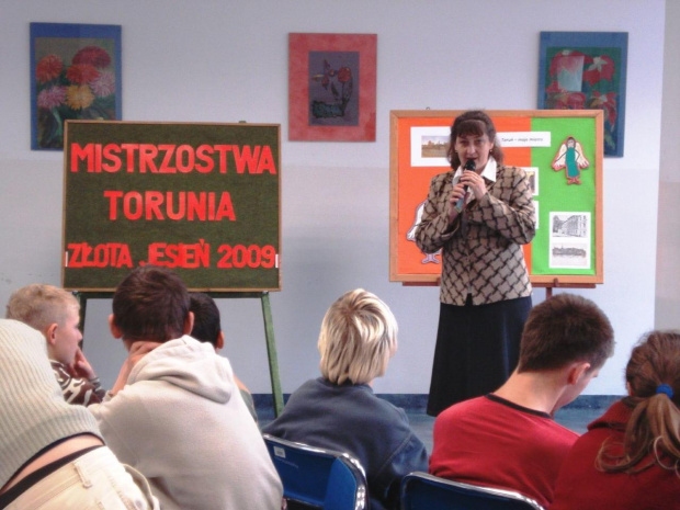 Warcabowe Mistrzostwa Torunia Szkół Specjalnych Złota Jesień 2009 SOSW Toruń, dn.20.10.2009r.