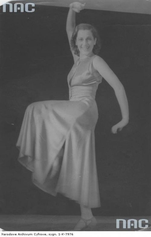 Helena Grossówna. Fotografia wykonana w atelier_1934 r.