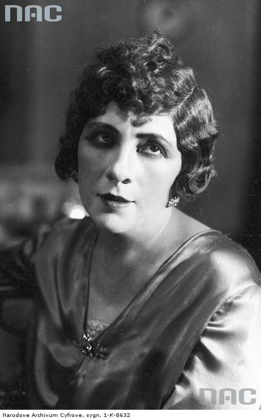 Janina Mirska, aktorka ( ur. 30 maja 1888 r. w Warszawie, zm. 1945 r. )_1910-1939 r.