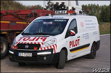 Pilot na Budzisku #pilot #PilotażGabaryt #schwertransport #schwerlast #sondertransport