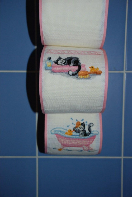 wieszak na papier toaletowy #wieszak #koty