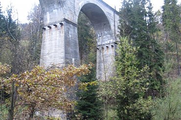 Wisła - Głębce, wiadukt kolejowy #wiadukt #kolej #Wisła