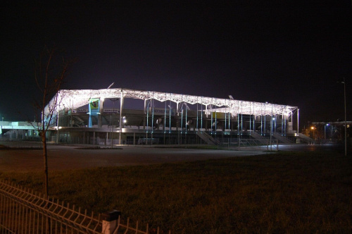 Arena KIELCE nocą