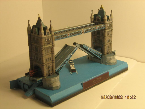 Tower bridge-Londyn,model kartonowy