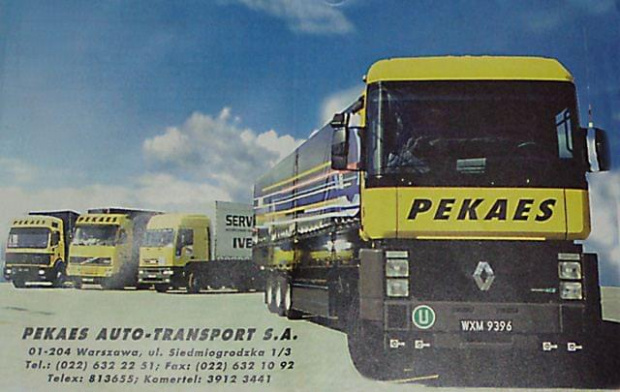 Renault Magnum I-ej generacji Pekaes