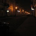 Częstochowa. Ulica Berka Joselewicza - nocą #Częstochowa