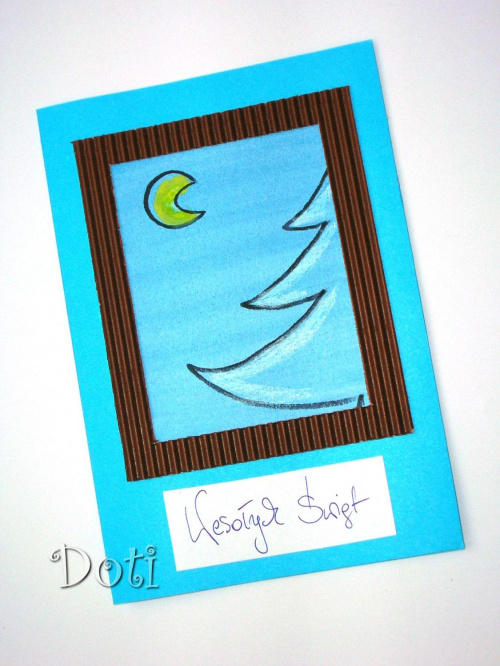 Kartka świąteczna - Święta 2008 #kartka #święta