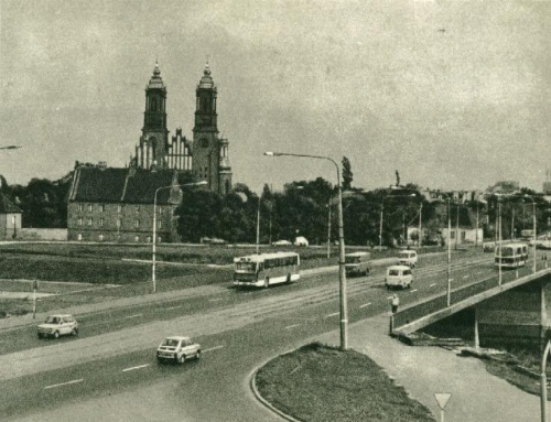 Poznań_Ostrów Tumski z Katedrą 1985 r.