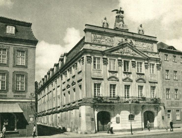 Poznań_Pałac Działyńskich 1985 r.