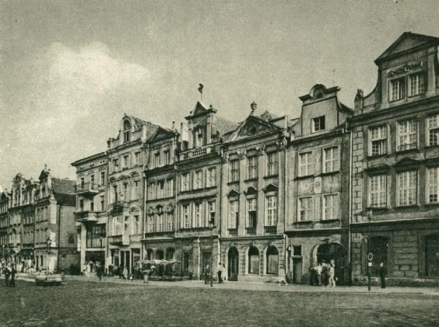 Poznań_Pierzeja południowa Starego Rynku 1985 r.