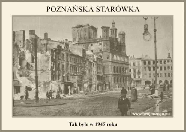 Poznań_Starówka 1945 r.