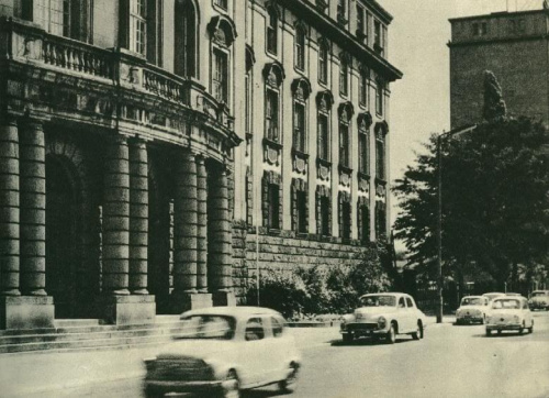 Poznań_Ulica Marchlewskiego (al. Niepodległości) 1970 r.