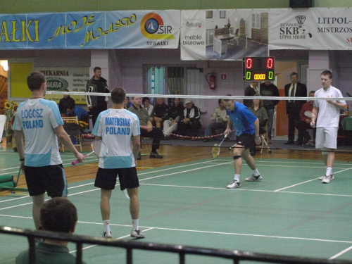 #MistrzostwaPolski #Badminton #Suwałki #PrzemysławWacha #PawełHawel #FinałDebla #MichałŁogosz #RobertMateusiak