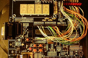 #atmega8 #diody #led #rezystor #zl2avr #segmentowe #rs232 #mikroprzełączniki #kabelki