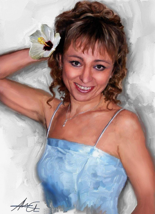 Portret wykonany przez grzegorza321 - Bardzo dziękuję! :-) #kobieta #portret